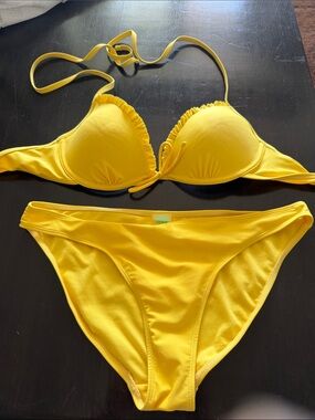 Sand Castle Yellow bikini XL